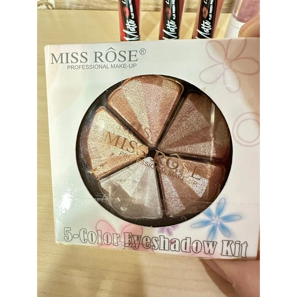 Cosmetics Bundle Eyeshadow and 4 L Lip Gloss Lip Powder, Eye Shadow Bundle
